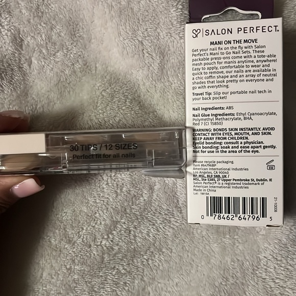 DASHING DIVA & SALON PERFECT MANI TOGO Press on Nail Set Bundle $18 NWT - Picture 4 of 7